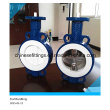 Manual Operated Full PTFE Casting Wafer and Lug Butterfly Valves